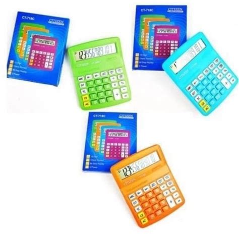 Jual Kalkulator Citizen Ct C Warna Digit Calculator Di Lapak Rafa