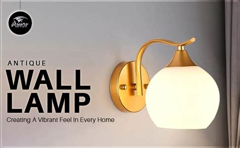 Avior Golden Finish Decorative Wall Lightwall Lamp Wall Fixtures For