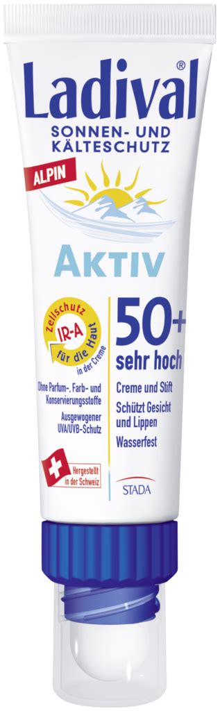 Ladival Aktiv Sonnen und Kälteschutz Creme und Stift LSF 50