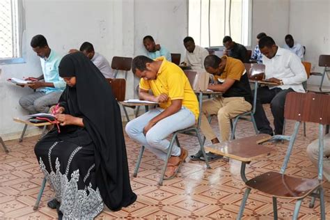 GAROWE ONLINE On Twitter Somalia PM HamzaAbdiBarre Inaugurates Exam