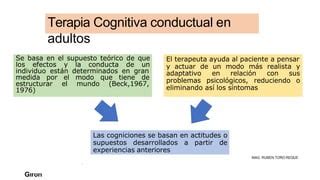 Terapia Cognitiva Conductual En Adultos PPT