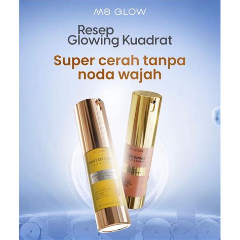 Face SERUM MS GLOW SERUM WHITE CELL DNA SERUM GOLD Shopee Singapore