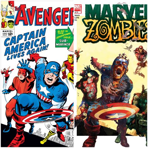 Marvel Zombies Covers Compared to the originals. : r/Marvel