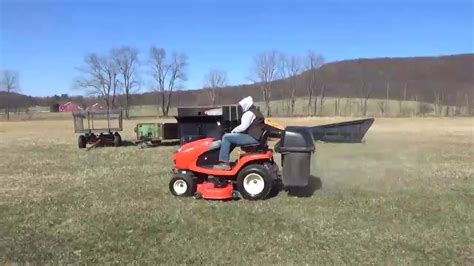 2007 Kubota G2000 4x4 Lawn And Garden Tractor Mower With Bagger System