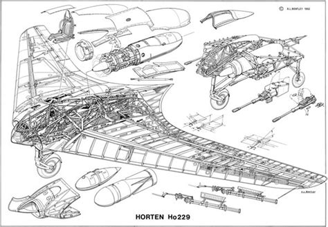 Aircraft Nut: Horten Ho 229 Flying Wing