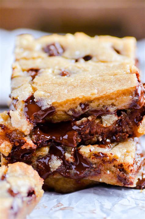 Classic Chocolate Chip Blondies Recipe Something Swanky