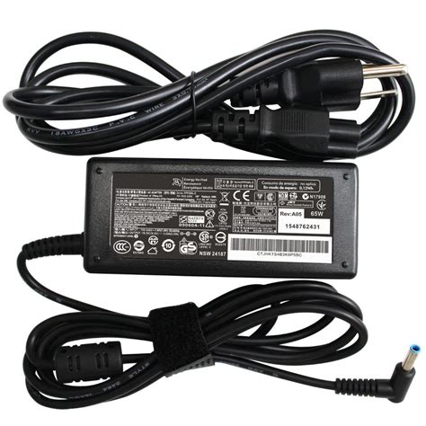 Ripley CARGADOR PARA LAPTOP HP 19 5V 3 33A 65W 4 5 3 0 PUNTA CELESTE