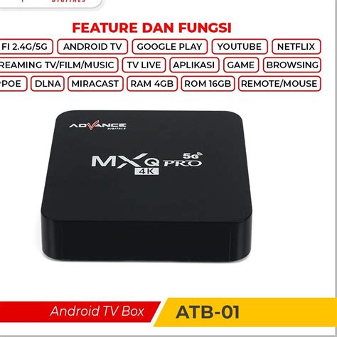 Jual Promo READY STOCK Advance Android TV BOX ATB 01 Digital Online TV