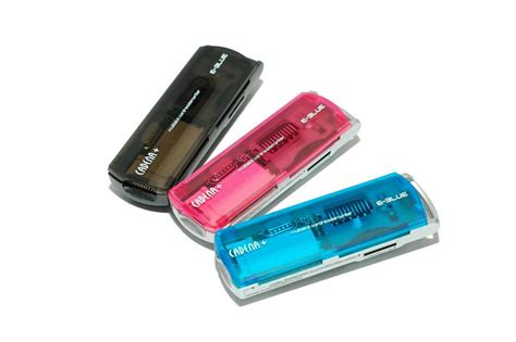 Картридер внешний USB 2.0 E-Blue CADENA+ ERD039 розовый компактный 56 в ...