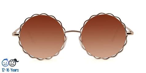 Elisian Brown Tinted Round Sunglasses S15c2363 ₹1150