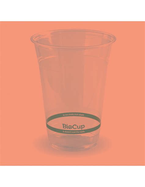 Biopak Biocup Clear Plastic Cup Ml Pack