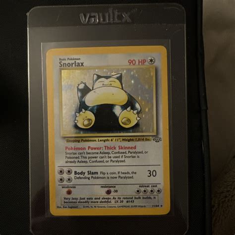 Pokémon TCG Snorlax Jungle 11 64 Holo Unlimited Holo Rare eBay