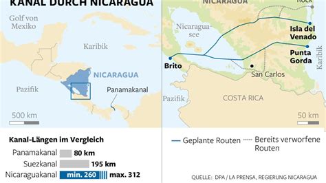 Nicaraguakanal Panamakanal bekommt gefährlichen Konkurrenten WELT