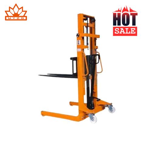 Mingyu Kg Hydraulic Manual Hand Pallet Stacker For Cargo Lifting