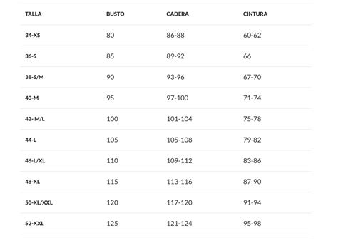 Como Elegir La Talla Correcta Camipopi Off