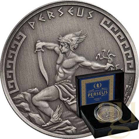 1 Unze Silbermünze Niue Heroes of Greek Mythology Perseus 2024