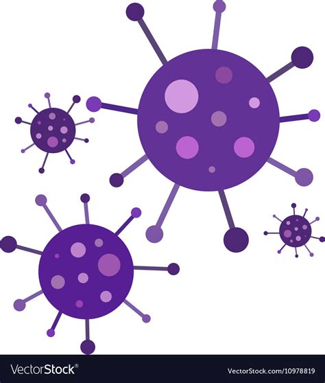 Bacteria Virus Icon Royalty Free Vector Image VectorStock