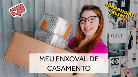 Meu Enxoval De Casamento Comprinhas Online Janete Vanessa Youtube