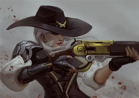 32 Ashe Overwatch 高清壁纸 桌面背景 Wallpaper Abyss