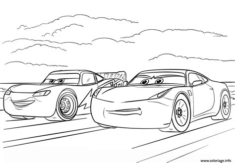 Coloriage Mcqueen And Ramirez From Cars 3 Disney