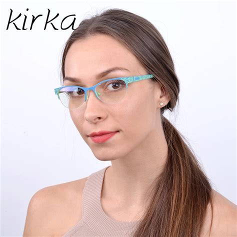 Kirka 2018 Metal Optical Clear Lens Fashion Glasses Frame Prescription Eyewear Brand Designer