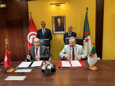 Algérie Tunisie Signature dun accord cadre entre les agences du