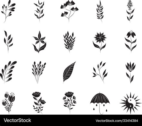 Minimalist tattoo boho creativity design Vector Image