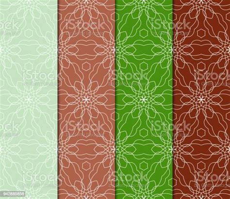 Collection Of Art Deco Style Seamless Pattern Texture Color Background