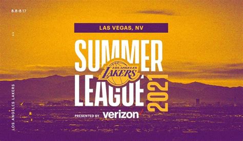 Lakers Schedule In Las Vegas Summer League 2021 NBA