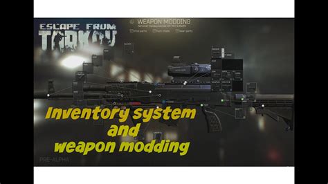 Escape From Tarkov Gameplay Inventory And Weapon Modding P