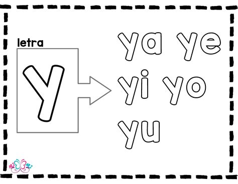 Palabras Con Ya Ye Yi Yo Yu Al Principio Letra Y Silabas Ya Ye Yi Yo