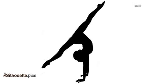 gymnastics silhouettes - Clip Art Library