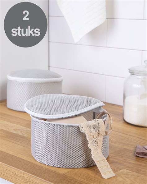 BH Waszakje Met Rits Stuks Waszakken Voor Wasgoed Lingerie