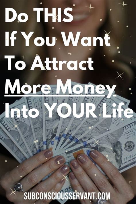 How To Attract More Money Using Law Of Attraction In 2020 Law Of