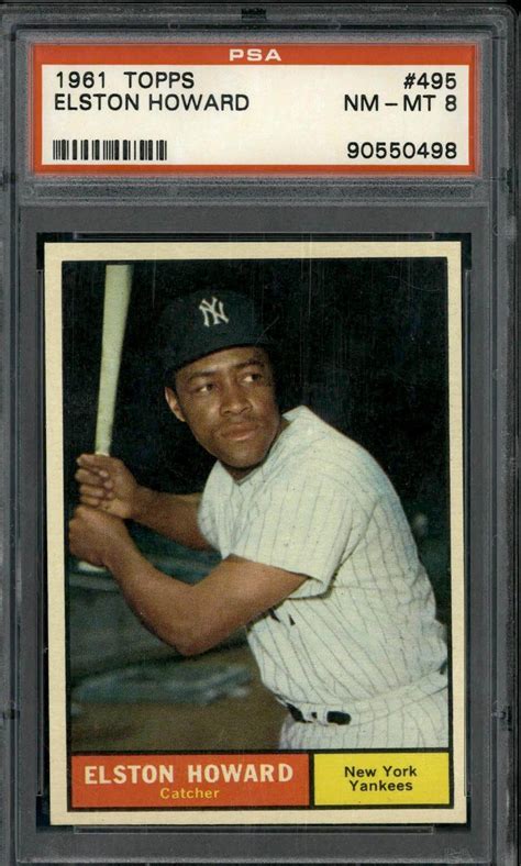 Topps Elston Howard Psa Ebay