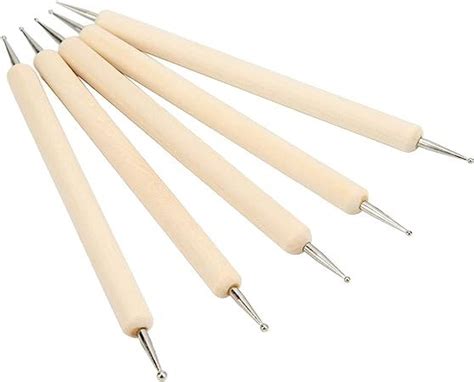 Keep Smiling Wooden Dotting Tool 5 Pcs