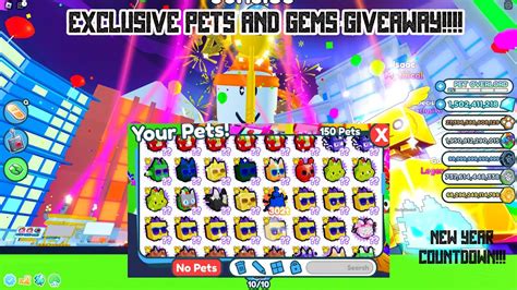 New Year Countdown Pet Simulator X Giveaway Livestream