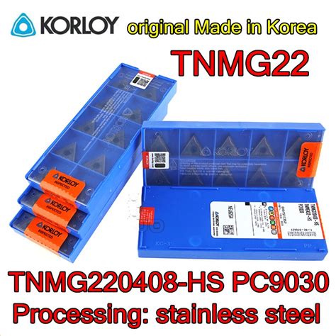 Tnmg Hs Ha Pc Original Made In Korea Korloy Carbide