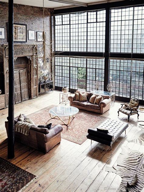 Industrial Chic Living Room Décor | Industrial Chic Light Fixtures ...