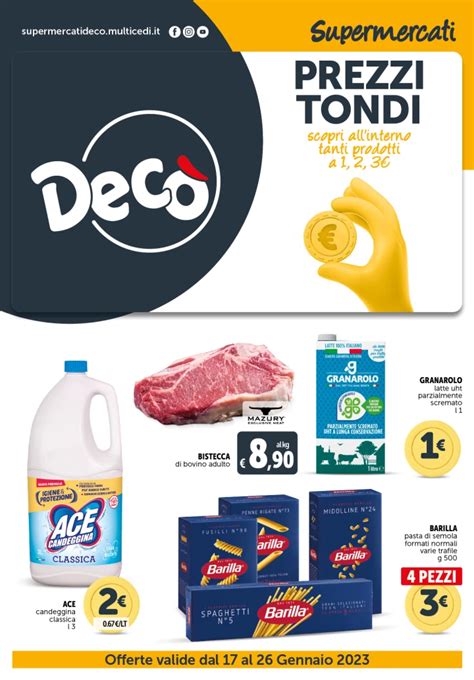 Deco Supermercati Prezzi Tondi Dal Al Gennaio