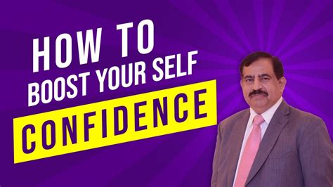 How To Boost Your Self Confidence Youtube