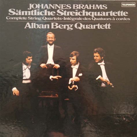 Brahms String Quartets Complete No1 In C Minor Op51 1 No2 In A