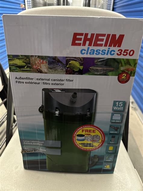 EHEIM Classic Canister Filter 2215 Classic 350 Complete With All Media