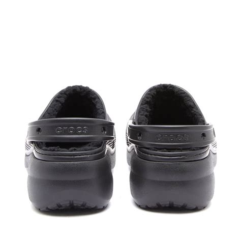 Crocs Classic Platform Lined Clog Black END KR