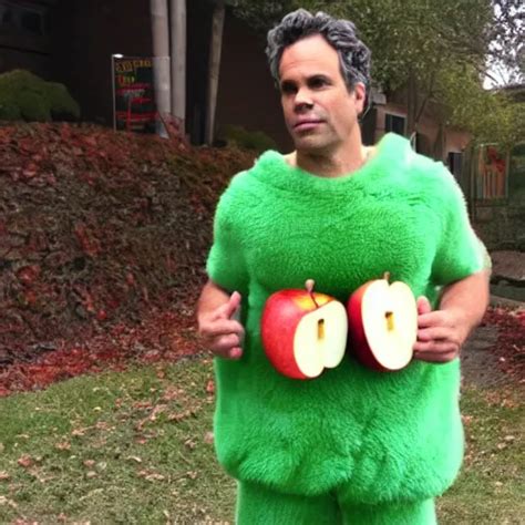 Mark Ruffalo In A Apple Costume Stable Diffusion Openart