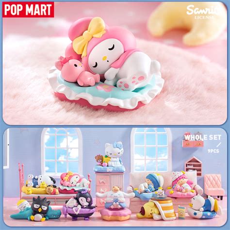 Pop Mart Figure Toys Sanrio Characters Fall Asleep Series Blind Box