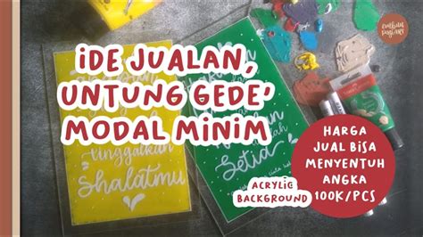 Ide Jualan Untung Gede Modal Minim Lettering Tanpa Brush Pen