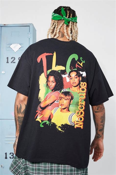 Oversized Vintage Tlc License T Shirt Boohoo Uk