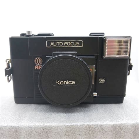 【やや傷や汚れあり】カメラ Konica コニカ C35 Af Auto Focus Konica Hexanon 38mm F28mmの