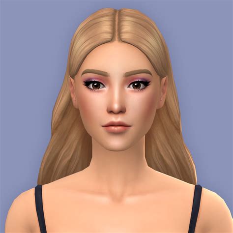 QICC Sapphire Hair Files The Sims 4 Create A Sim CurseForge